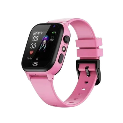 Børne-Smartwatch med GPS Tracker – Sjovt, Sikkert og Smart Børne smartwatches Tech Butik Rosa