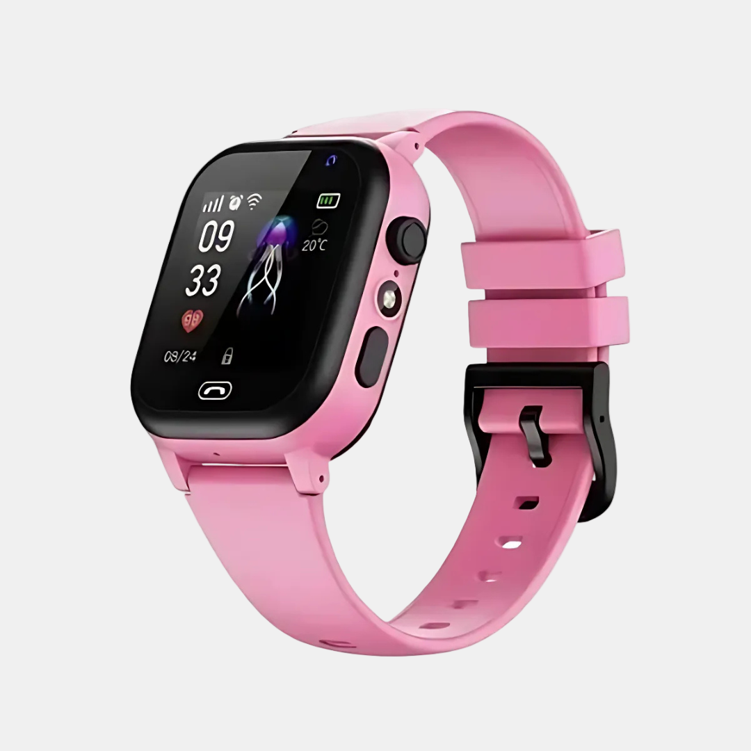 GPS Ur til Børn med Videotelefoni – Vandtæt Smartwatch til Børn Børne smartwatches Tech Butik Rosa