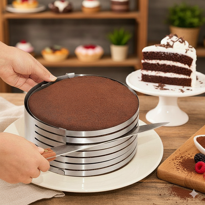 Justerbar Kagelag-Skærer – Præcise Lag & Perfekt Resultat Hver Gang Cake Layer Cutter Tech Butik