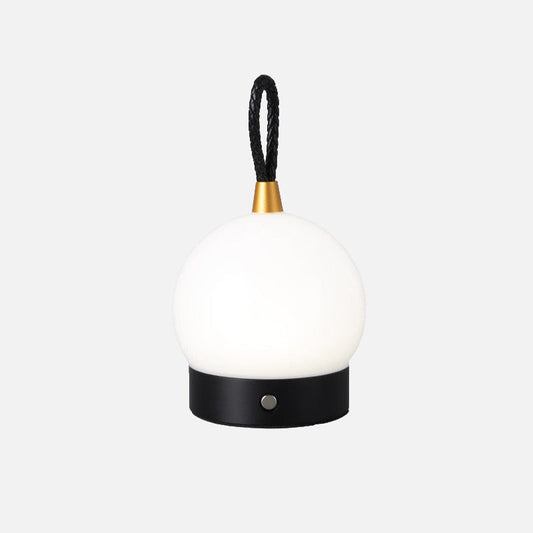 Genopladelig LED Bordlampe til Moderne Rum Bordlamper Tech Butik Sort