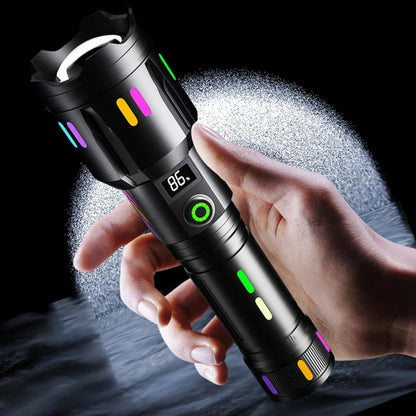 Genopladelig LED Lommelygte med Høj Ydeevne Praktiske lamper Tech Butik