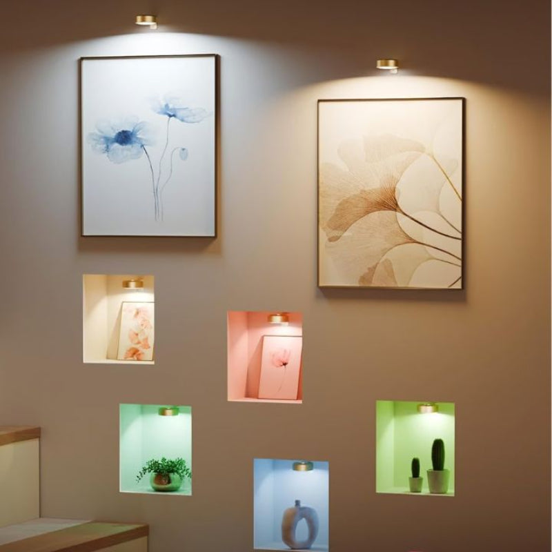 Genopladeligt Magnetisk LED-billedelys til Vægdekoration Væglamper Tech Butik