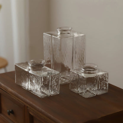 Geometrisk design med tekstureret glaspendellampe Pendellampe Tech Butik