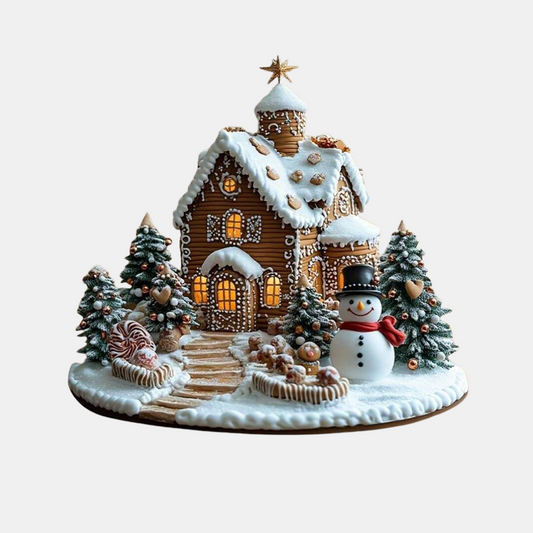 Glødende Peberkagehus – Charmerende Juleborddekoration Julebord Dekoration Tech Butik