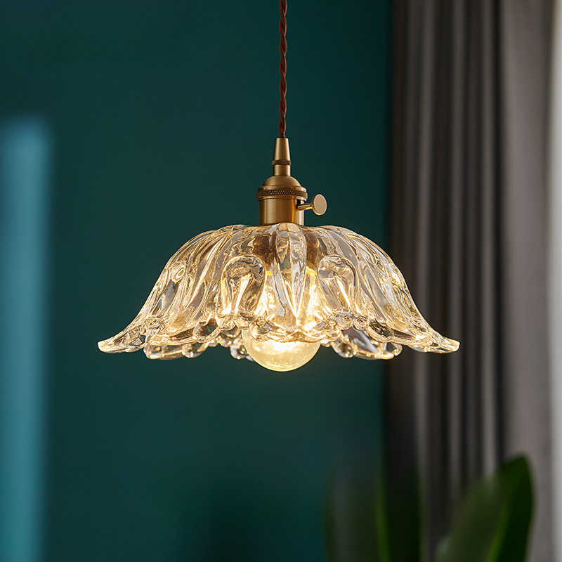 Glasblomst Loftlampe til Elegant Hjemmedekoration Loftlamper Tech Butik