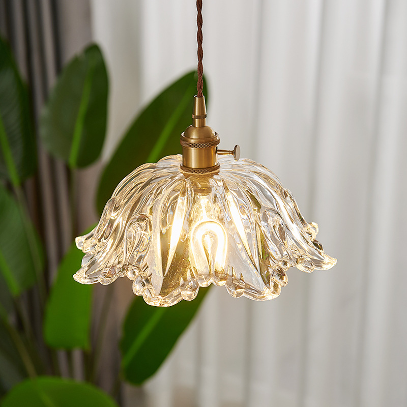 Glasblomst Loftlampe til Elegant Hjemmedekoration Loftlamper Tech Butik