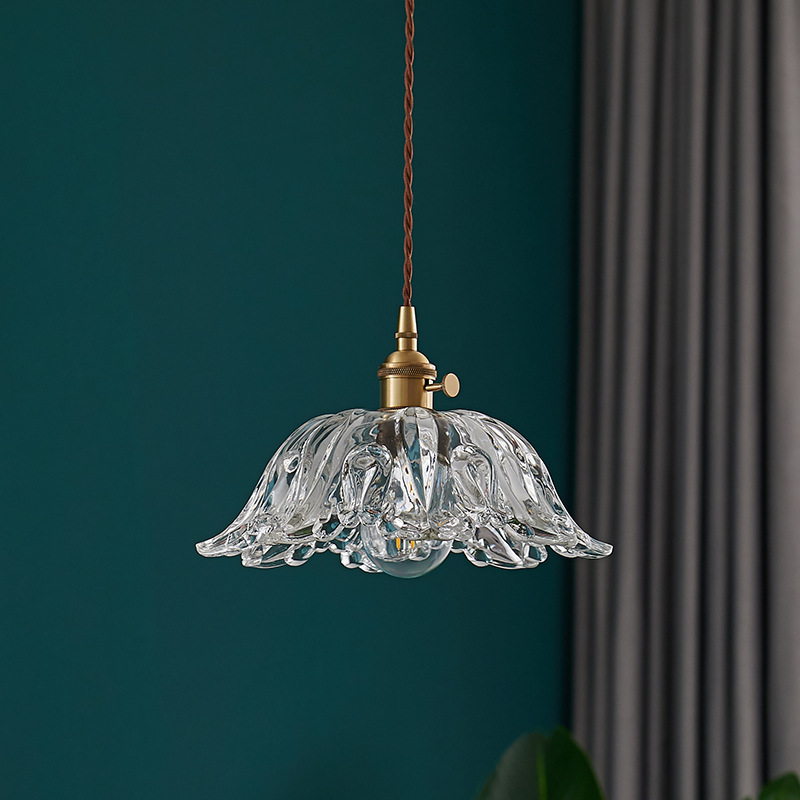 Glasblomst Loftlampe til Elegant Hjemmedekoration Loftlamper Tech Butik