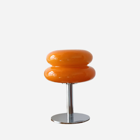 Glaskuppel LED Bordlampe til Moderne Boligindretning Bordlamper Tech Butik Orange