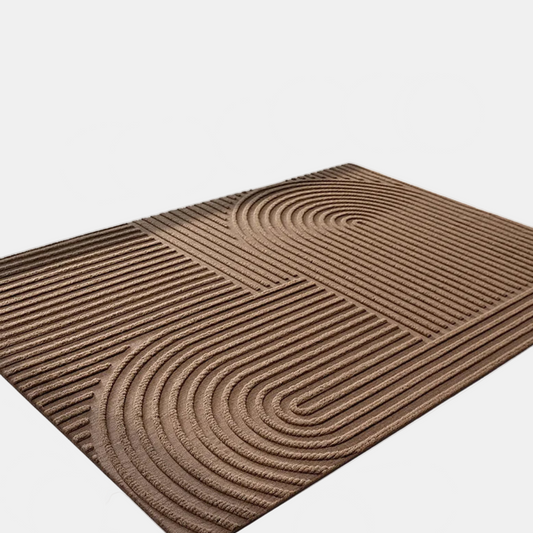 Gummimåtte – Skridsikker, Vandabsorberende & Let at Vedligeholde Gulvmåtter og tæpper Tech Butik Brun A 45cm x 75cm