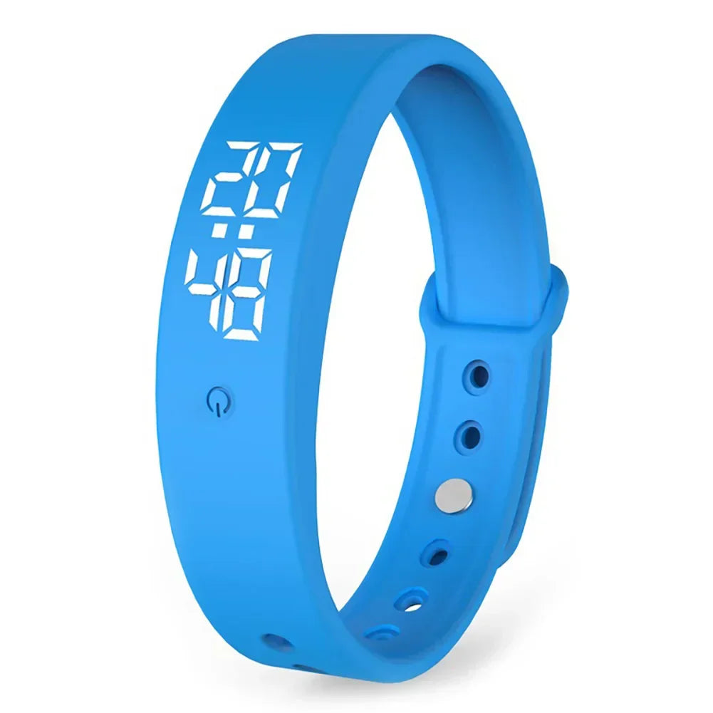 Multifunktionelt Smartwatch – Vandtæt, Vibrationsalarm & Fitness Tracker Smart Watches Tech Butik Blå