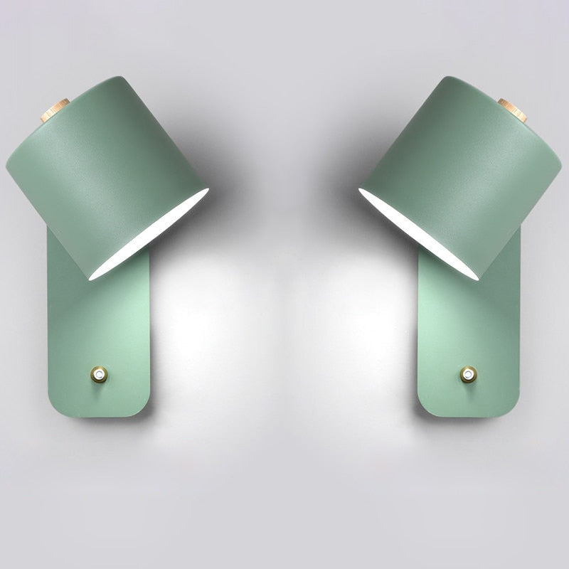 Moderne LED Væglamper med Kontakt – Elegant Indendørsbelysning til Ethvert Rum Tech Butik 2 Grønne