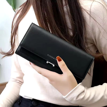 Elegant Multifunktionel Tegnebog – Stilfuld, Praktisk og Organiseret Wallet Tech Butik Sort