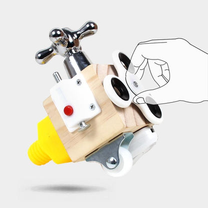 Udvikler finmotorik – Busy Cube Træterning Educational Toys Tech Butik