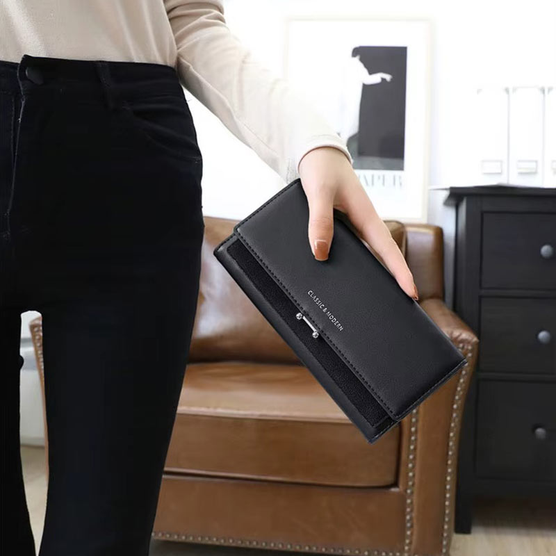 Elegant Multifunktionel Tegnebog – Stilfuld, Praktisk og Organiseret Wallet Tech Butik