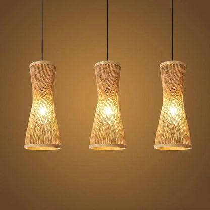 Håndvævet Bambuslampe til Rolige Rum Hængelamper Tech Butik