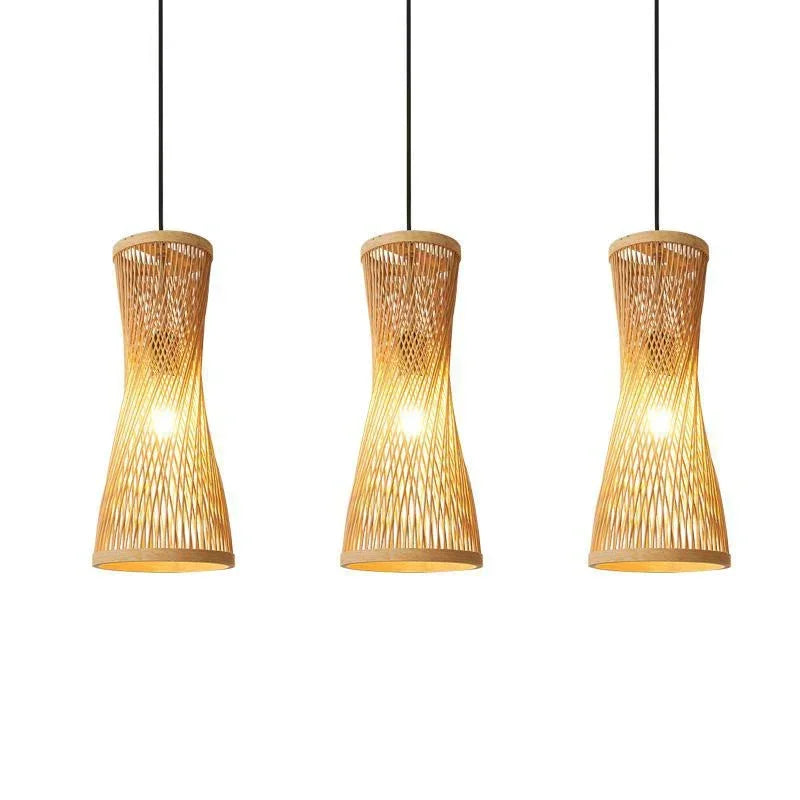 Håndvævet Bambuslampe til Rolige Rum Hængelamper Tech Butik