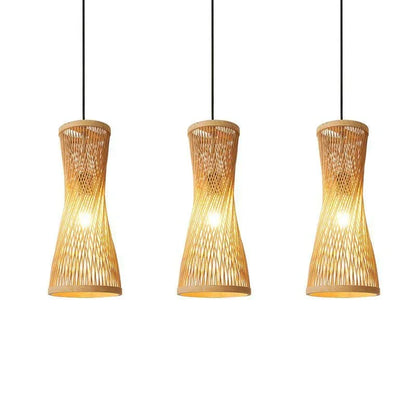 Håndvævet Bambuslampe til Rolige Rum Hængelamper Tech Butik