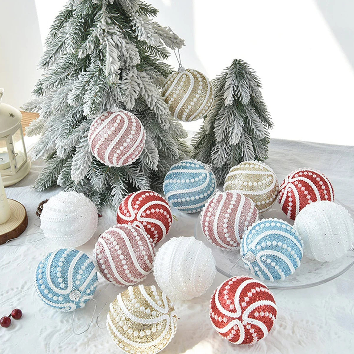 Hængende Julepynt i Plast – Elegant Ornament til Juletræ Dekoration Julepynt Tech Butik