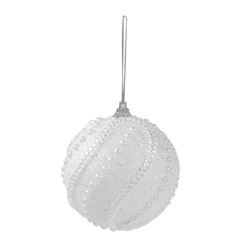 Hængende Julepynt i Plast – Elegant Ornament til Juletræ Dekoration Julepynt Tech Butik Hvid