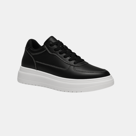 Hævede Sneakers – Moderne Smart Fodtøj til Mænd Herresneakers Tech Butik Sort +10CM 37