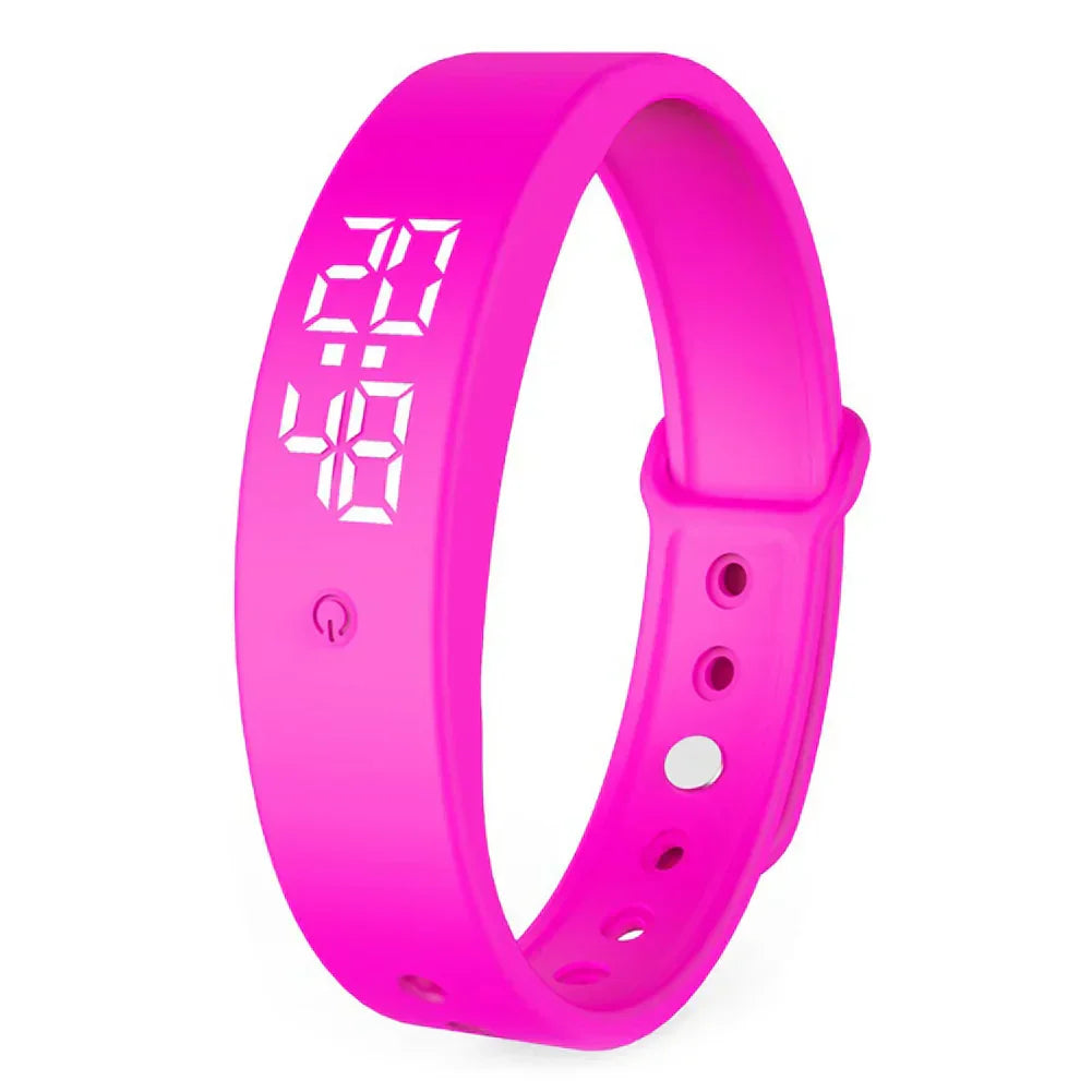 Multifunktionelt Smartwatch – Vandtæt, Vibrationsalarm & Fitness Tracker Smart Watches Tech Butik Lyserød