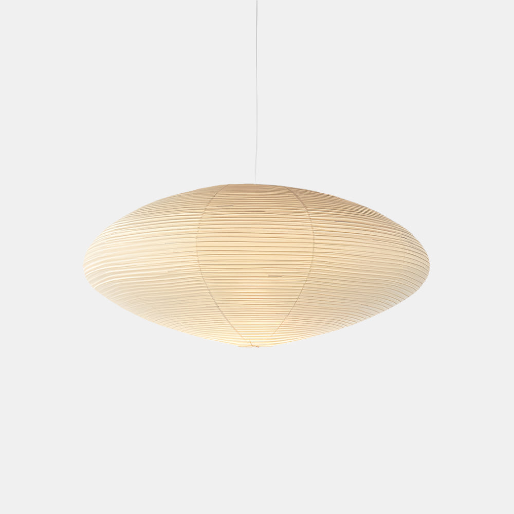 Udskåret rispapirvedhæng for en beroligende glød Hængende lampe Tech Butik Dia 45cm x H 25cm Hvid