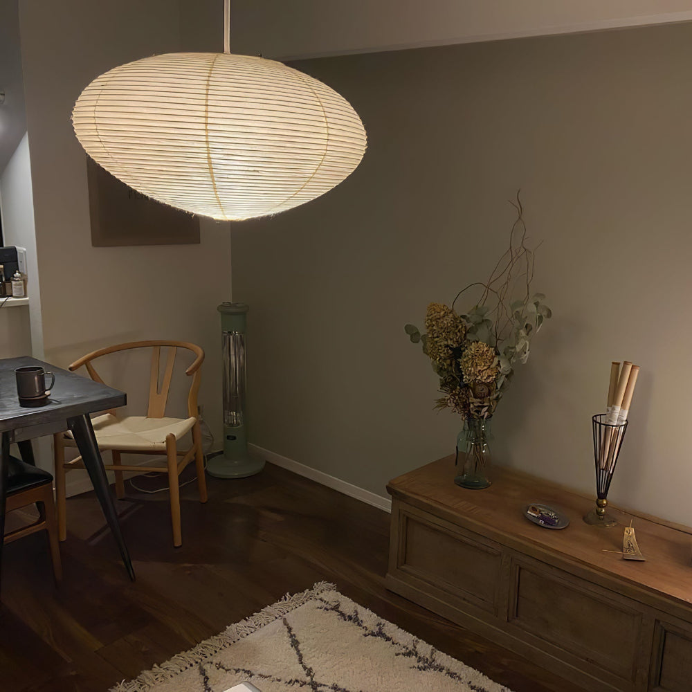 Udskåret rispapirvedhæng for en beroligende glød Hængende lampe Tech Butik