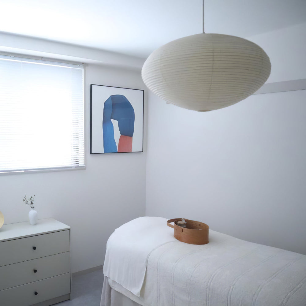 Udskåret rispapirvedhæng for en beroligende glød Hængende lampe Tech Butik