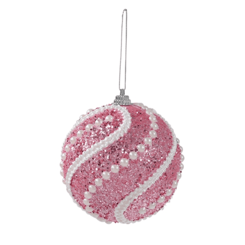 Hængende Julepynt i Plast – Elegant Ornament til Juletræ Dekoration Julepynt Tech Butik Rosa