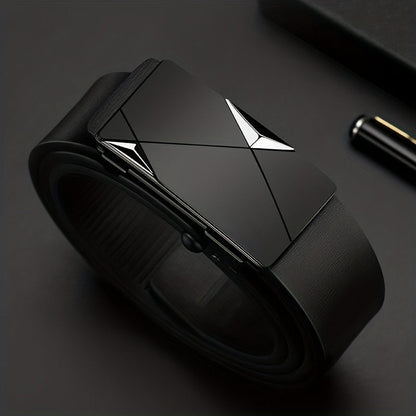 Herrebælte i Ægte Læder med Automatisk Spænde – Stil Møder Funktionalitet Herre bælter Tech Butik