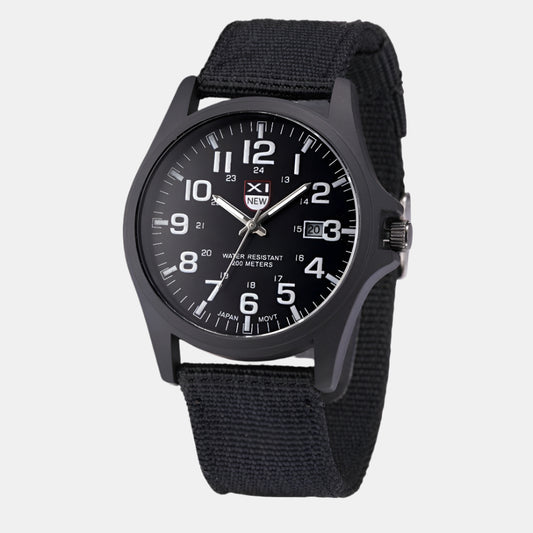 Herreur i Robust Taktisk Outdoor-Design Armbåndsure Tech Butik Sort