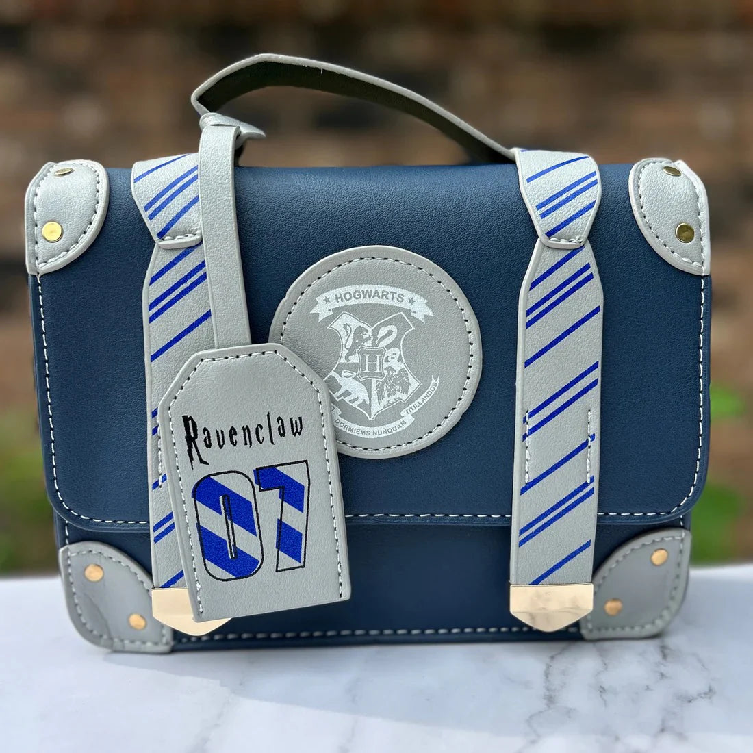 Stilfuld Skuldertaske – Håndlavede Accessories med Vintage-Inspiration Håndtasker Tech Butik Ravenclaw Mini