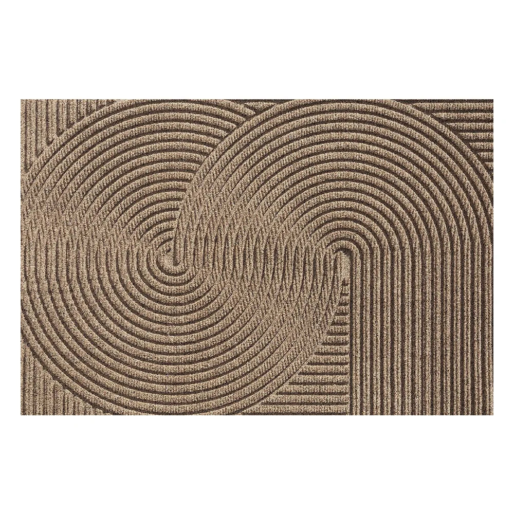 Holdbar Antislip Dørmåtte til Indendørs og Udendørs Brug - Effektiv Rengøring Dørmåtte Tech Butik Khaki 45x75cm