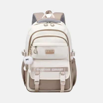 Holdbar og Stilfuld Unisex Nylon Skoletaske Skole taske Tech Butik Default