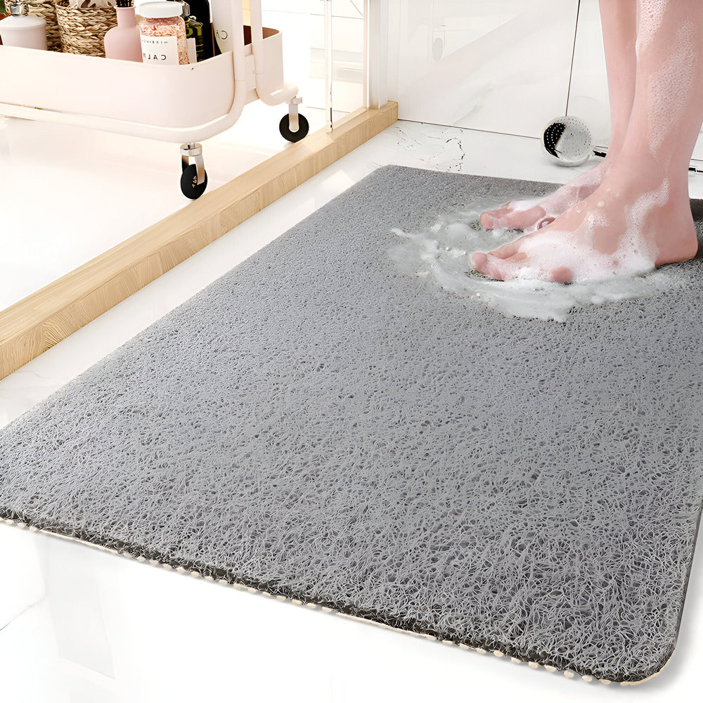Skridsikker Brusebadmåtte med Blød Fodstøtte – Sikkerhed og Komfort i Hvert Skridt Bath Mats & Rugs Tech Butik Grå 40x60cm