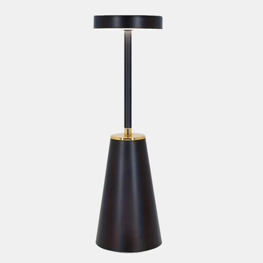Genopladelig trådløs LED-bordlampe til sengebord eller skrivebord Bordlamper Tech Butik Sort