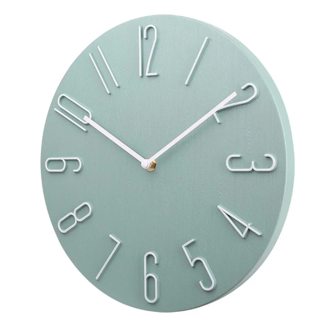 Horloge Murale Décorative Silencieuse Ure Tech Butik Grøn