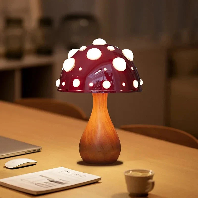 Hyggelig Svampeformet Lampe til Dekorativ Stemning Børnelamper Tech Butik