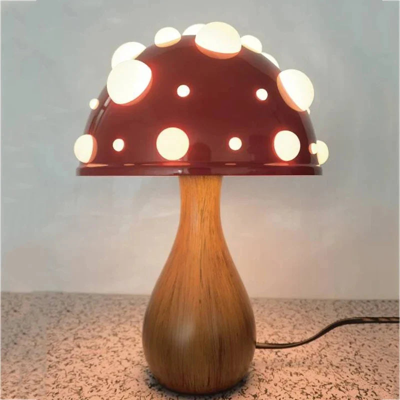 Hyggelig Svampeformet Lampe til Dekorativ Stemning Børnelamper Tech Butik