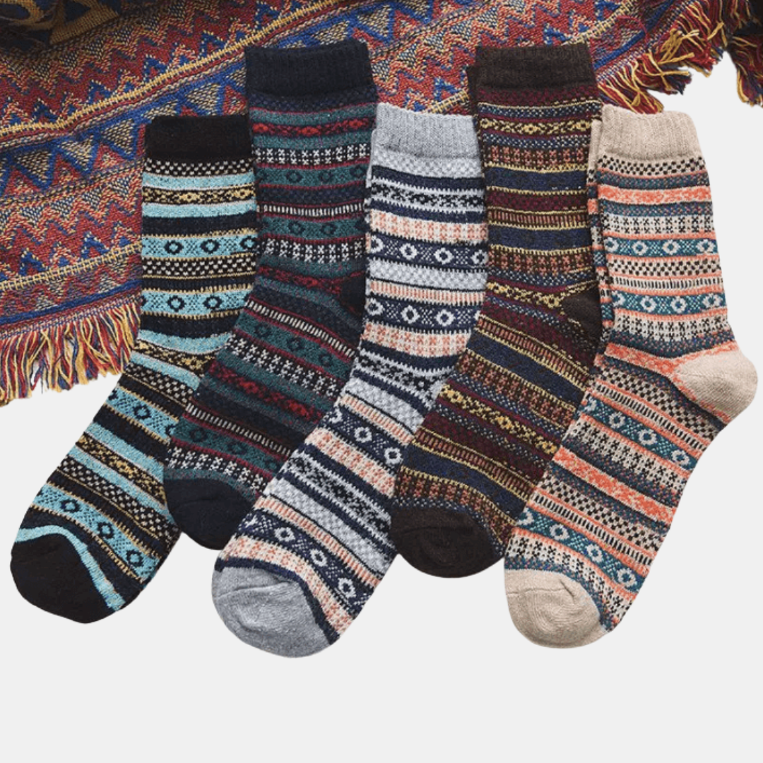 Hyggesokker til Vinter – Varme, Bløde & Holdbare Sokker Tech Butik Ragner (5 par) 35 - 38