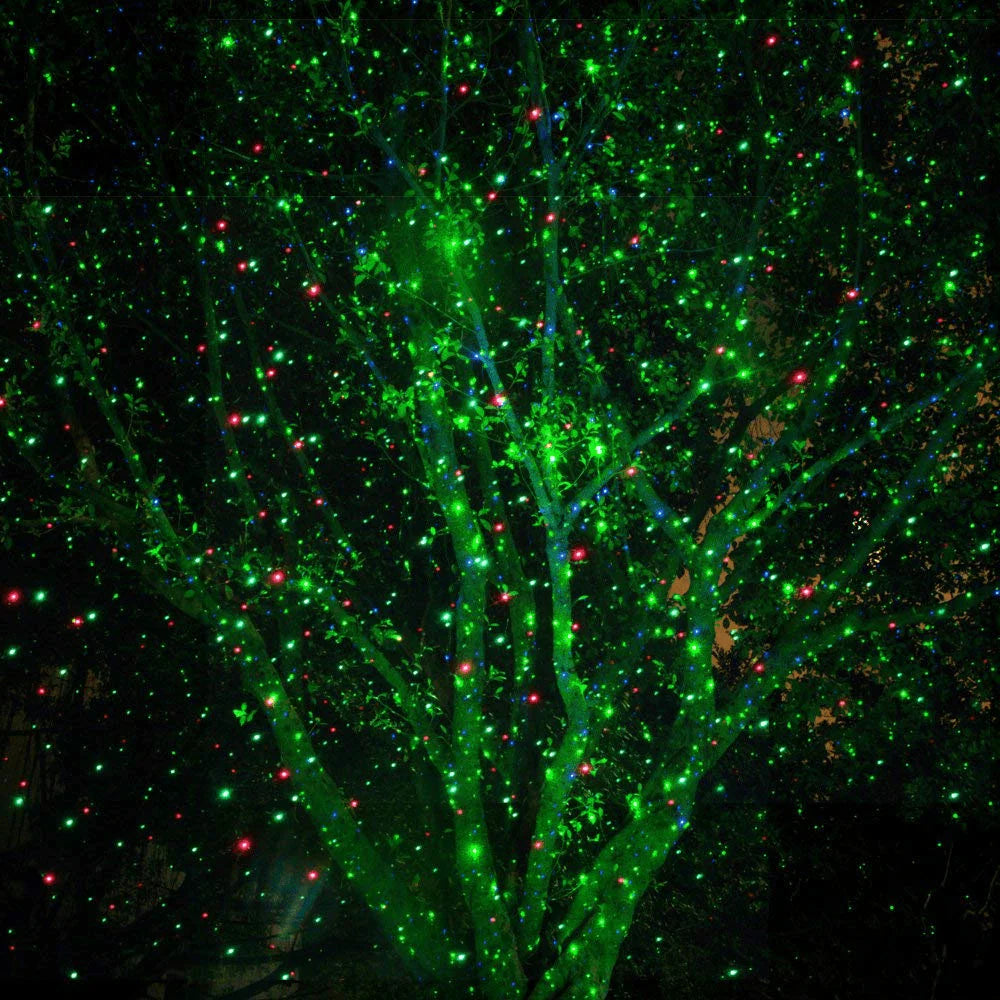 Udendørs Laserlysprojektor – Fantastiske visuelle effekter til natlig dekoration Home Decor Tech Butik