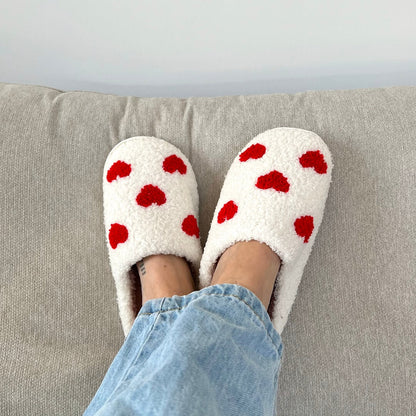 Elskendes Bløde Plys-Tøfler – Adorable Matchende Indendørs Komfort Slippers Tech Butik