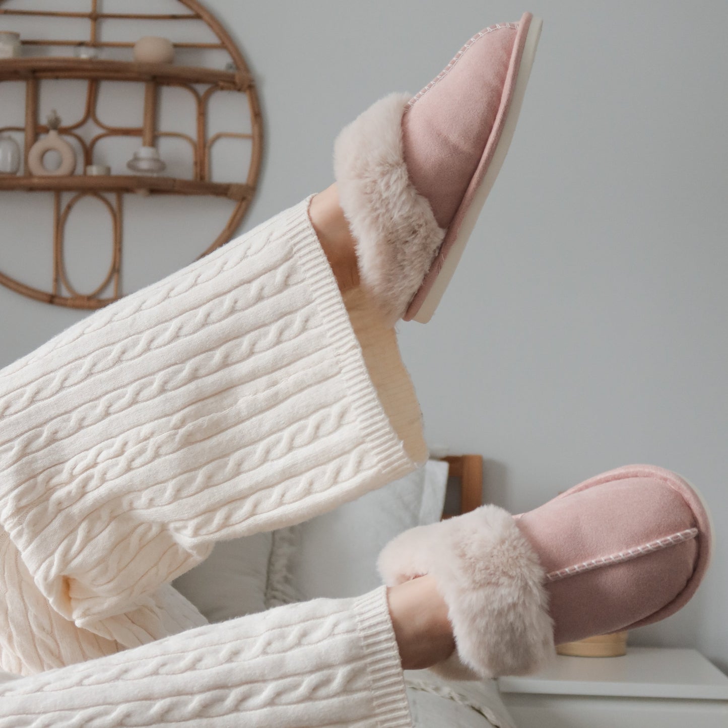 Ultra-Komfort Nordiske Tøfler – Ultra-Plys, Varme og Stilfuld Slip-On Komfort Slippers Tech Butik