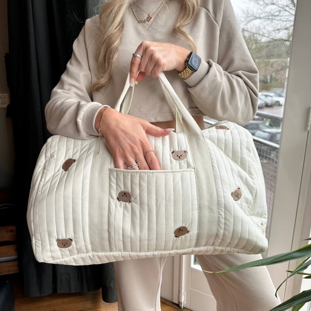 Alt-i-en-nødvendigheder til mor Duffel-tote-taske – Holdbar og stilfuld bæretaske Tote Bag Tech Butik Bjørn