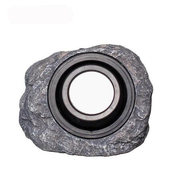 Solcelledrevet Udendørs Lampe i Stenlook med LED Light Tech Butik Basalt 1