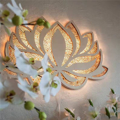 Spirituel Lotus Væglampe – Rolig, Elegant og Harmonisk Belysning til Hjemmet Wall light Tech Butik