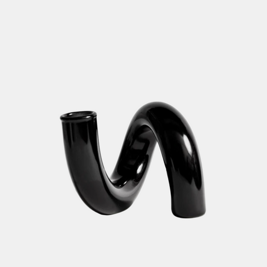 Hydroponic Glasvase – Elegant Kunstnerisk Bord- og Hjemmedekoration vases Tech Butik Sort