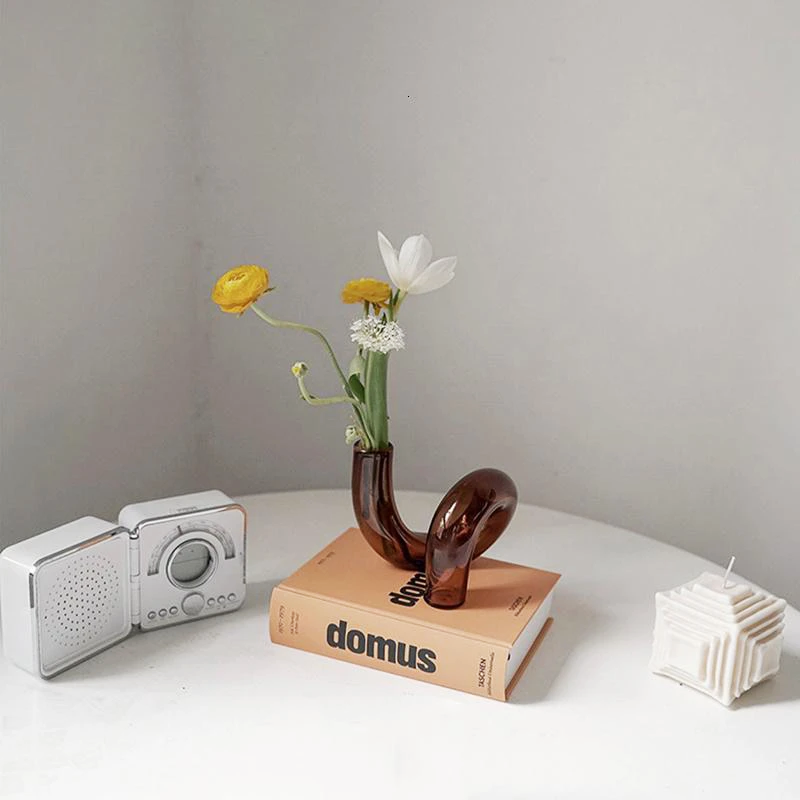 Hydroponic Glasvase – Elegant Kunstnerisk Bord- og Hjemmedekoration vases Tech Butik