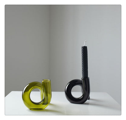 Hydroponic Glasvase – Elegant Kunstnerisk Bord- og Hjemmedekoration vases Tech Butik