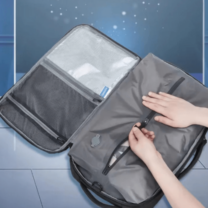 Innovativ Vacuum Rygsæk til Rejser og Effektiv Pakning Tasker Tech Butik